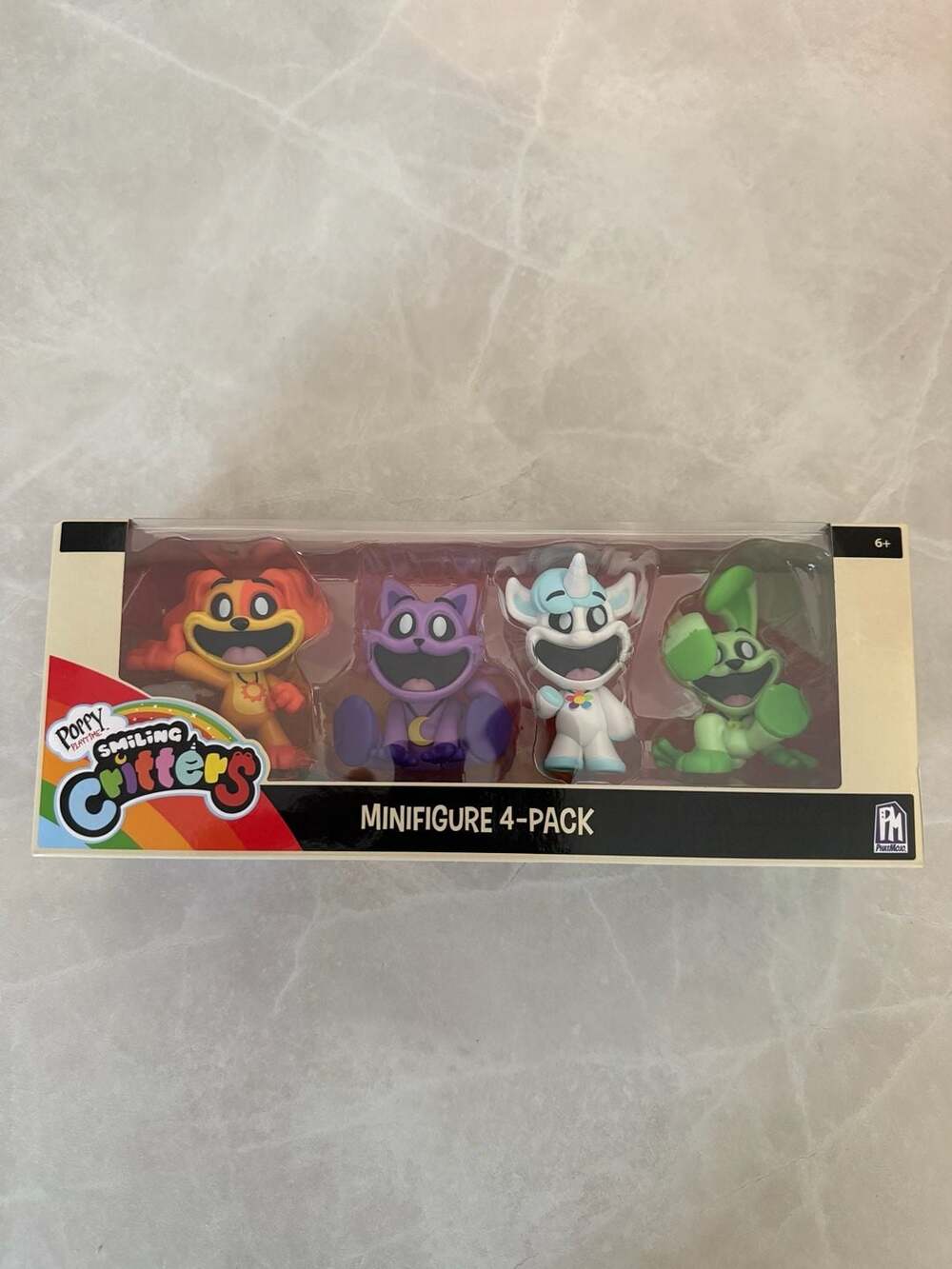 Poppy Playtime Smiling Critters Minifigure 4-Pack Dogday Catnip Hoppy Craftycorn